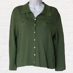 Ball Of Cotton Button Up Collared cardigan